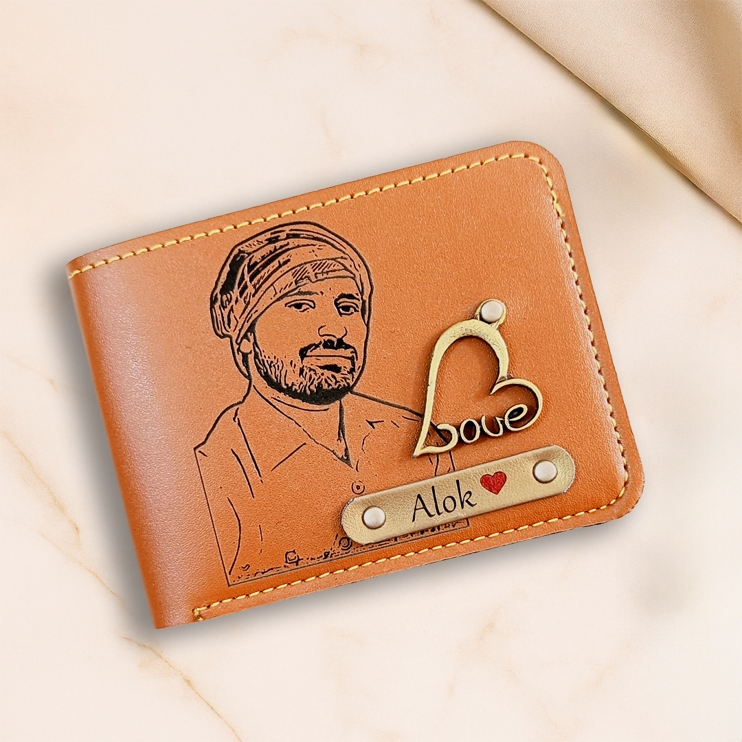 Portrait Engraved Wallets